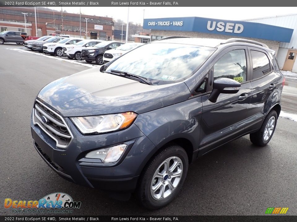 2022 Ford EcoSport SE 4WD Smoke Metallic / Black Photo #4