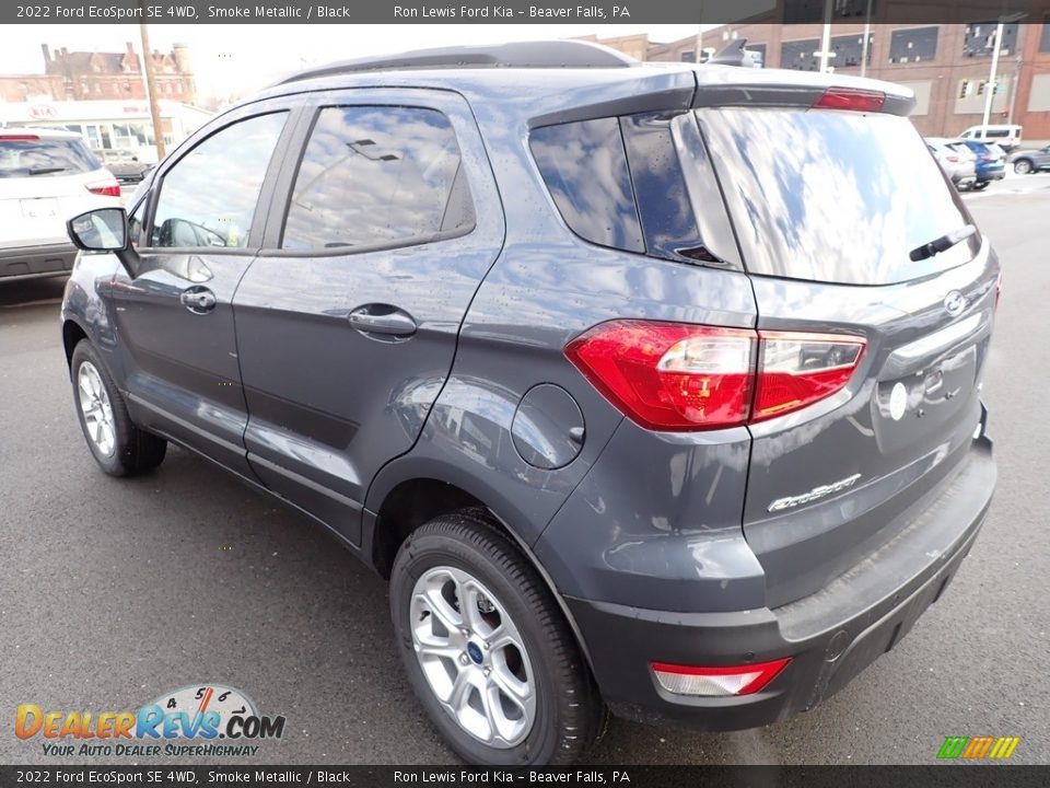 2022 Ford EcoSport SE 4WD Smoke Metallic / Black Photo #6