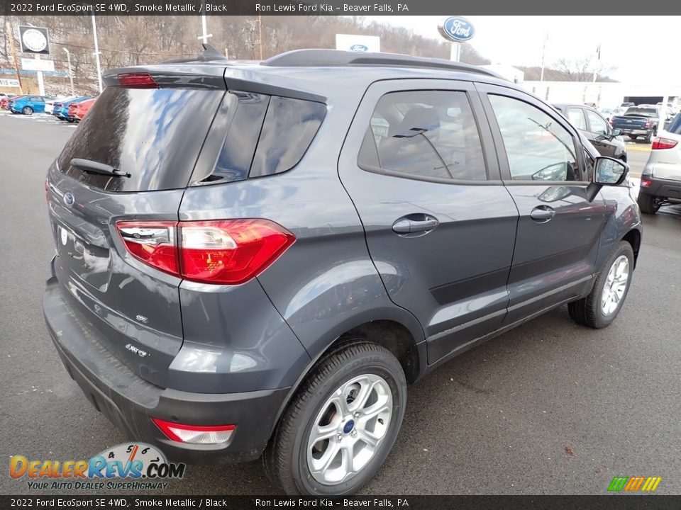 2022 Ford EcoSport SE 4WD Smoke Metallic / Black Photo #8