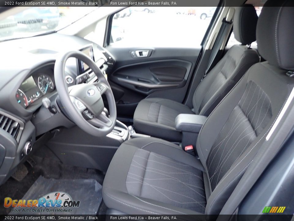 Black Interior - 2022 Ford EcoSport SE 4WD Photo #14