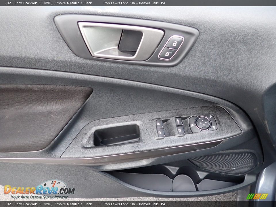 2022 Ford EcoSport SE 4WD Smoke Metallic / Black Photo #15