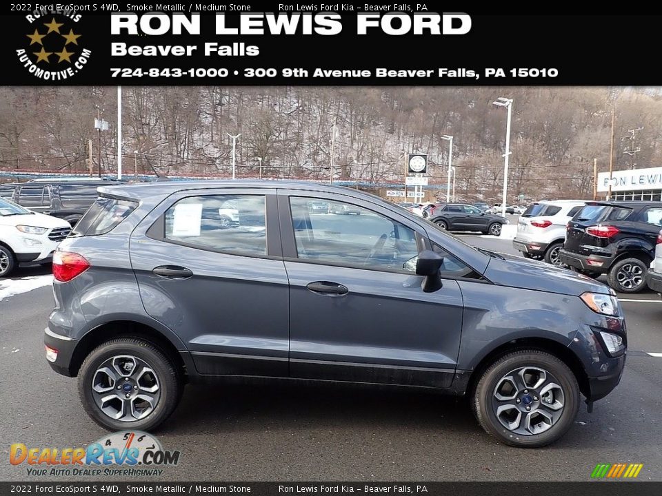 2022 Ford EcoSport S 4WD Smoke Metallic / Medium Stone Photo #1