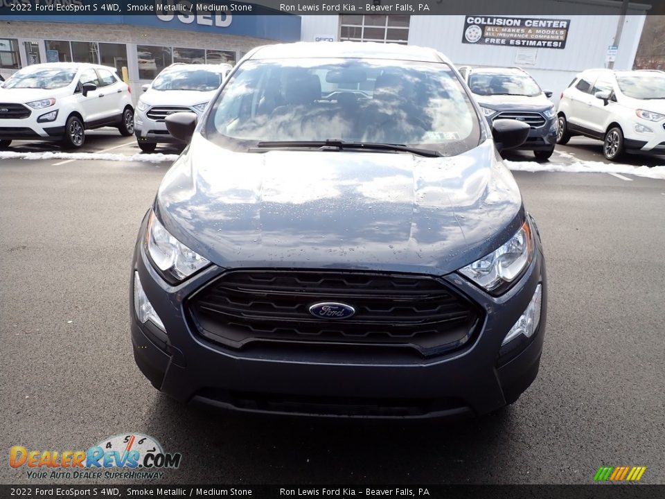 2022 Ford EcoSport S 4WD Smoke Metallic / Medium Stone Photo #3