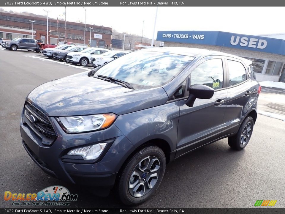 2022 Ford EcoSport S 4WD Smoke Metallic / Medium Stone Photo #4