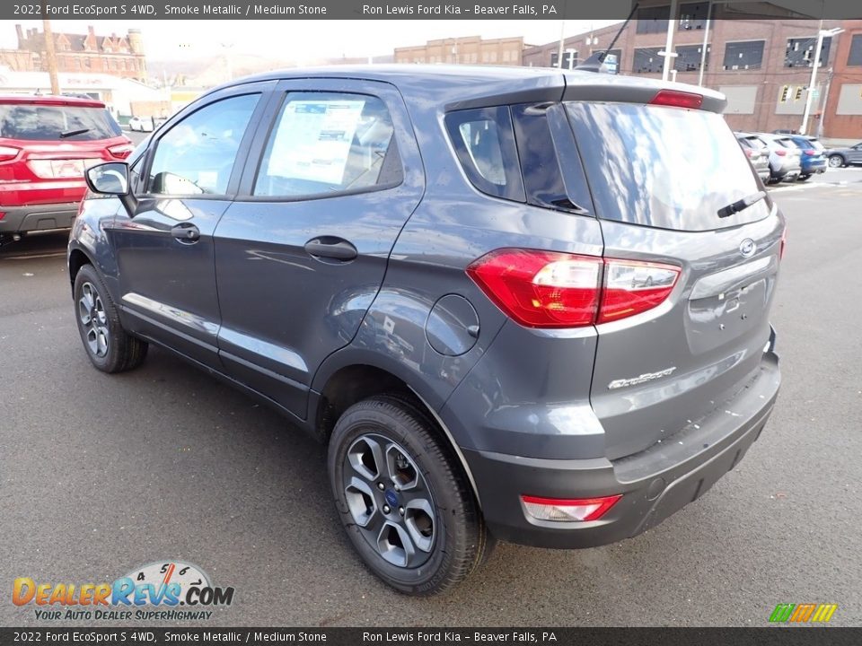 2022 Ford EcoSport S 4WD Smoke Metallic / Medium Stone Photo #6