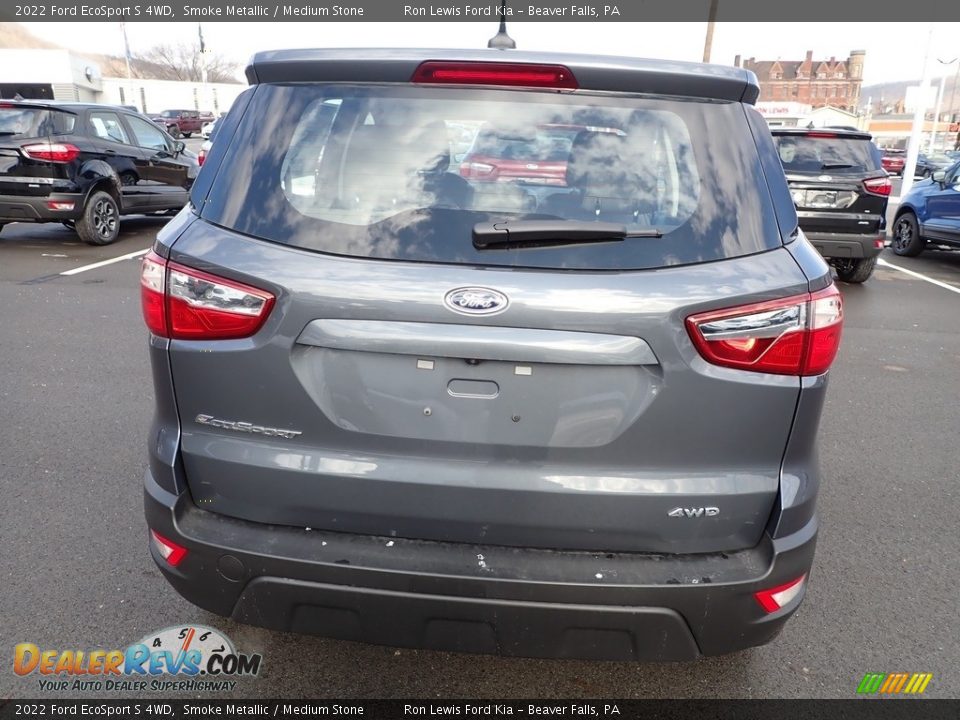 2022 Ford EcoSport S 4WD Smoke Metallic / Medium Stone Photo #7