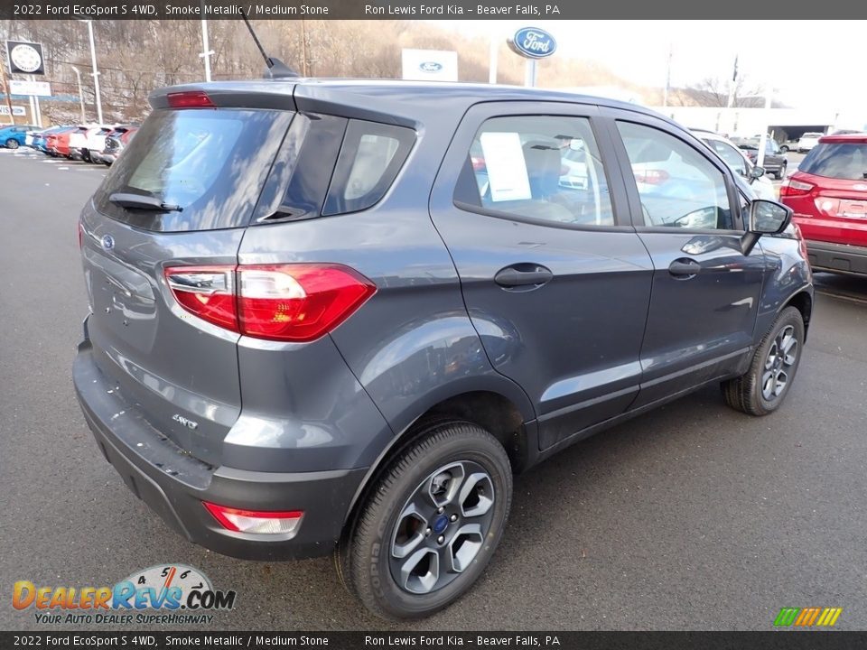 2022 Ford EcoSport S 4WD Smoke Metallic / Medium Stone Photo #8