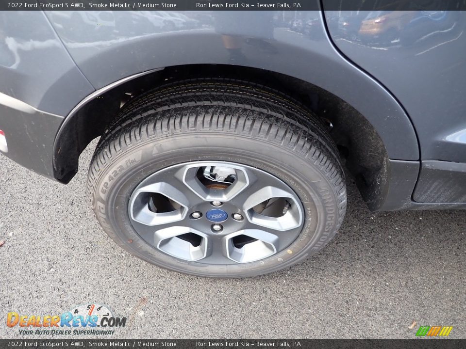 2022 Ford EcoSport S 4WD Smoke Metallic / Medium Stone Photo #9