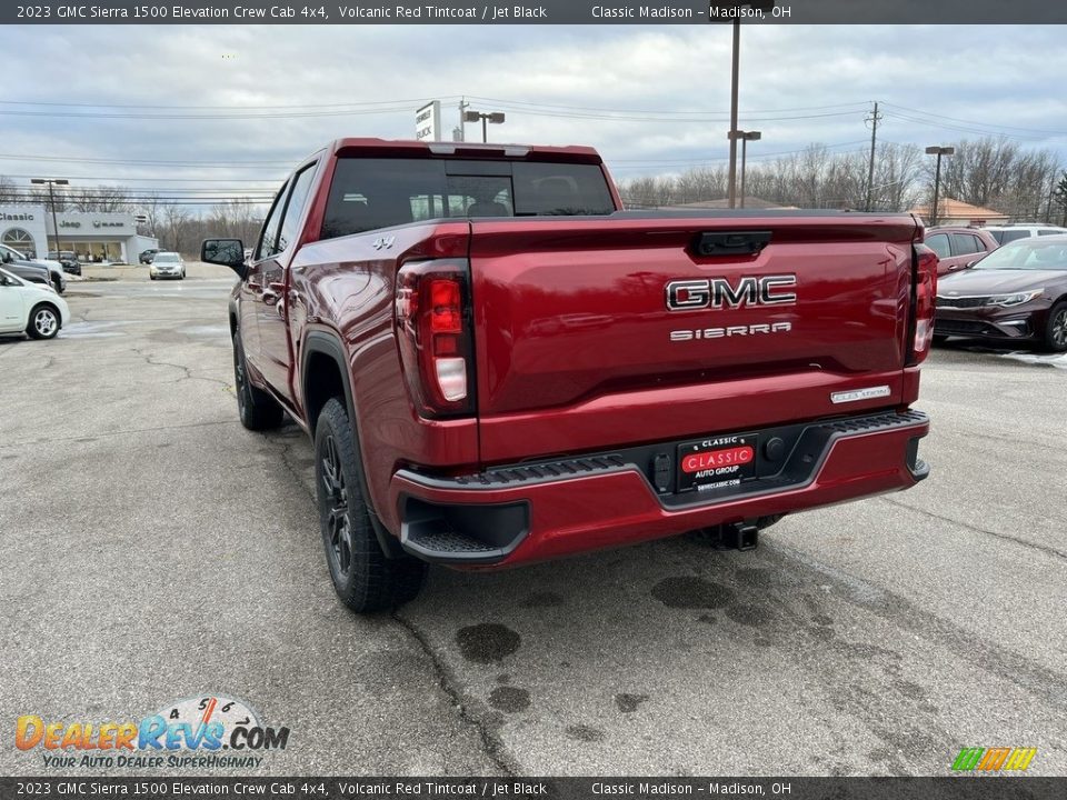2023 GMC Sierra 1500 Elevation Crew Cab 4x4 Volcanic Red Tintcoat / Jet Black Photo #2