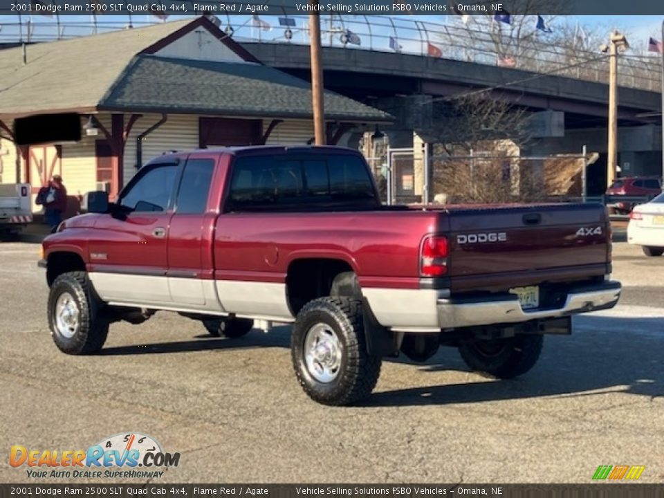 2001 Dodge Ram 2500 SLT Quad Cab 4x4 Flame Red / Agate Photo #14