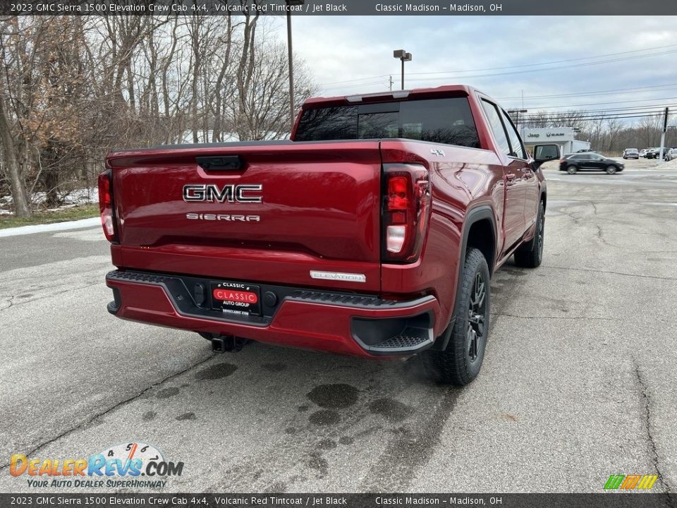 2023 GMC Sierra 1500 Elevation Crew Cab 4x4 Volcanic Red Tintcoat / Jet Black Photo #3