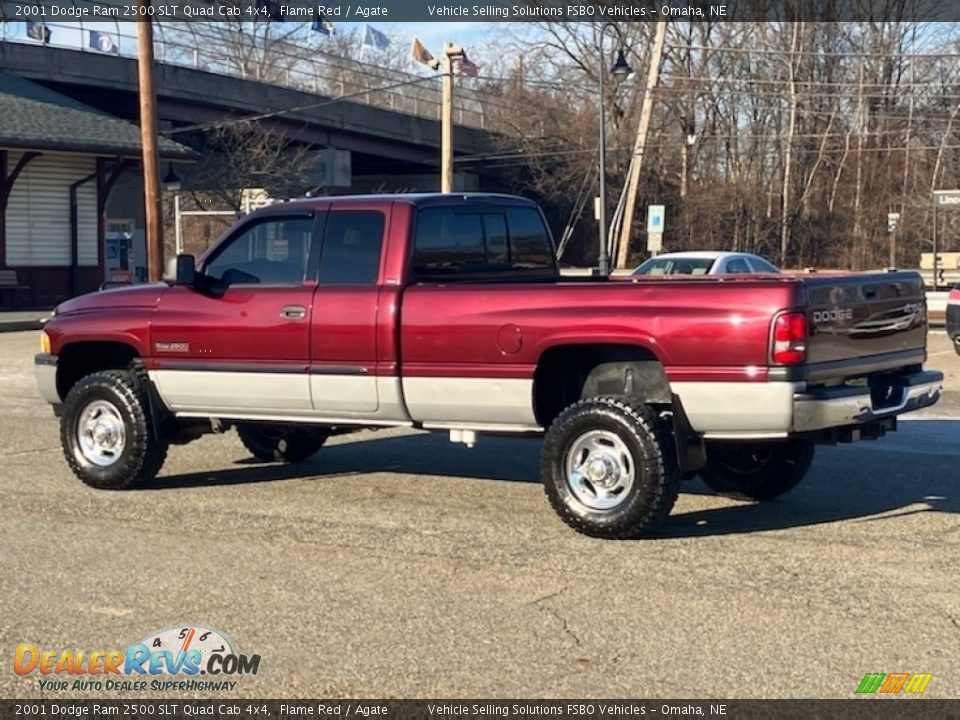 2001 Dodge Ram 2500 SLT Quad Cab 4x4 Flame Red / Agate Photo #15