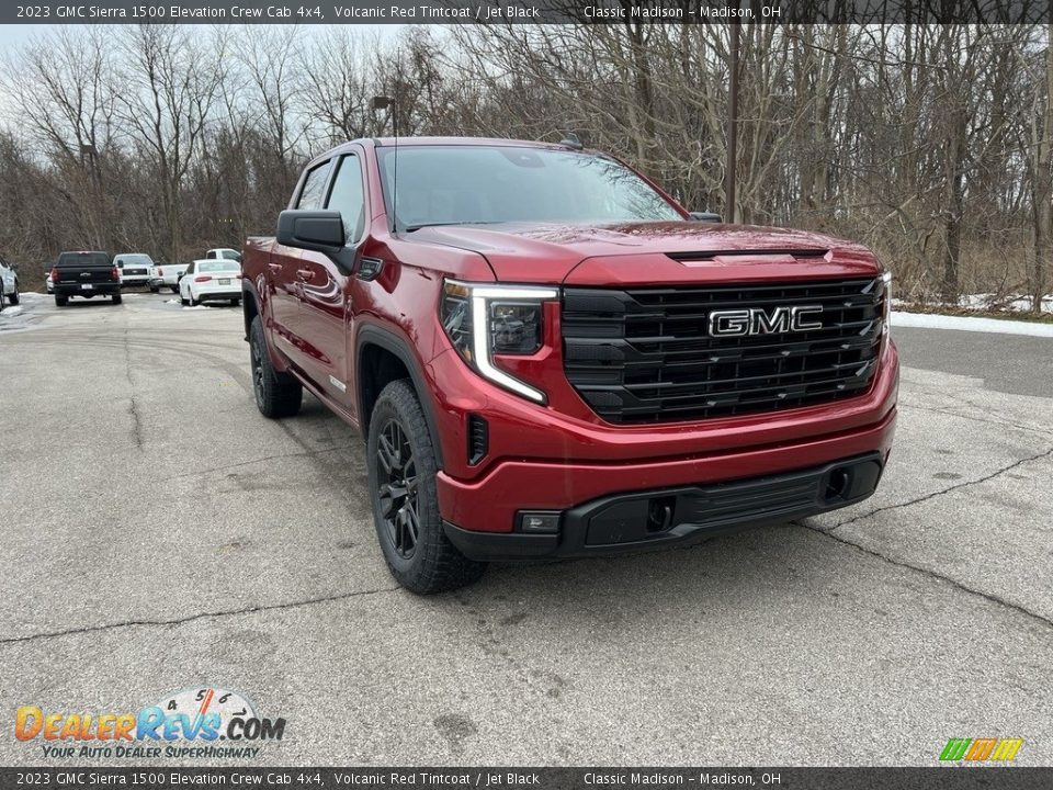 Volcanic Red Tintcoat 2023 GMC Sierra 1500 Elevation Crew Cab 4x4 Photo #4