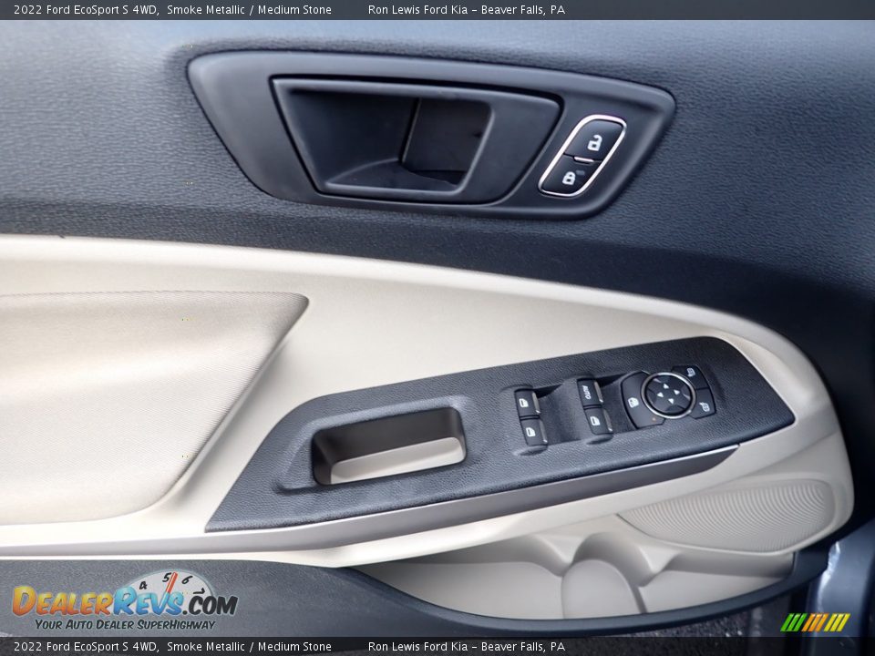 2022 Ford EcoSport S 4WD Smoke Metallic / Medium Stone Photo #15