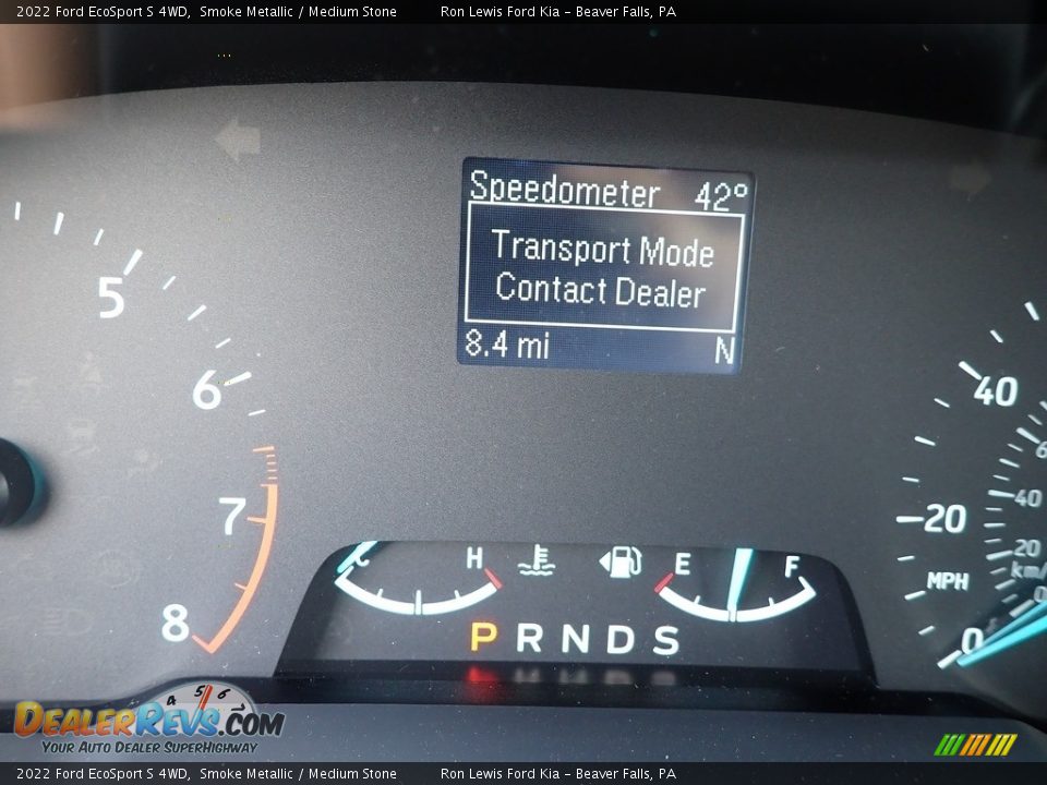 2022 Ford EcoSport S 4WD Smoke Metallic / Medium Stone Photo #16