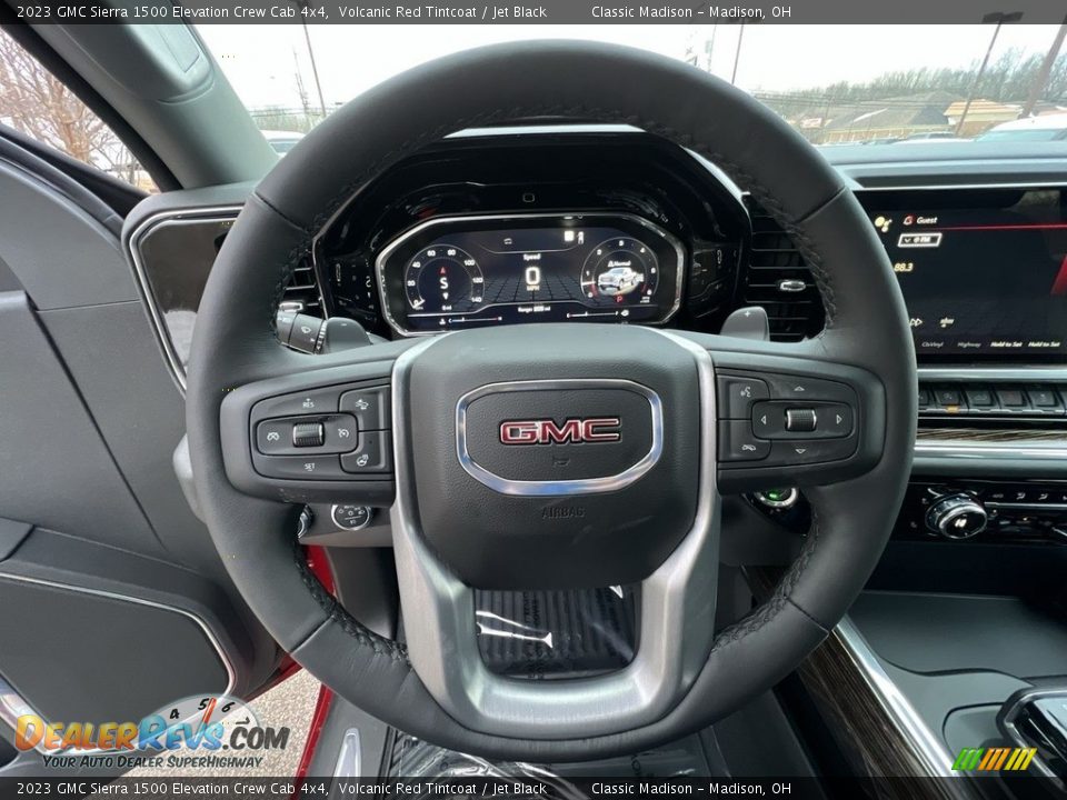 2023 GMC Sierra 1500 Elevation Crew Cab 4x4 Steering Wheel Photo #9