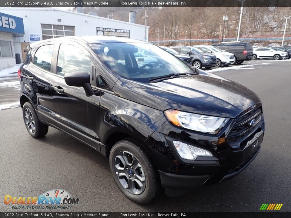 Shadow Black 2022 Ford EcoSport S 4WD Photo #2