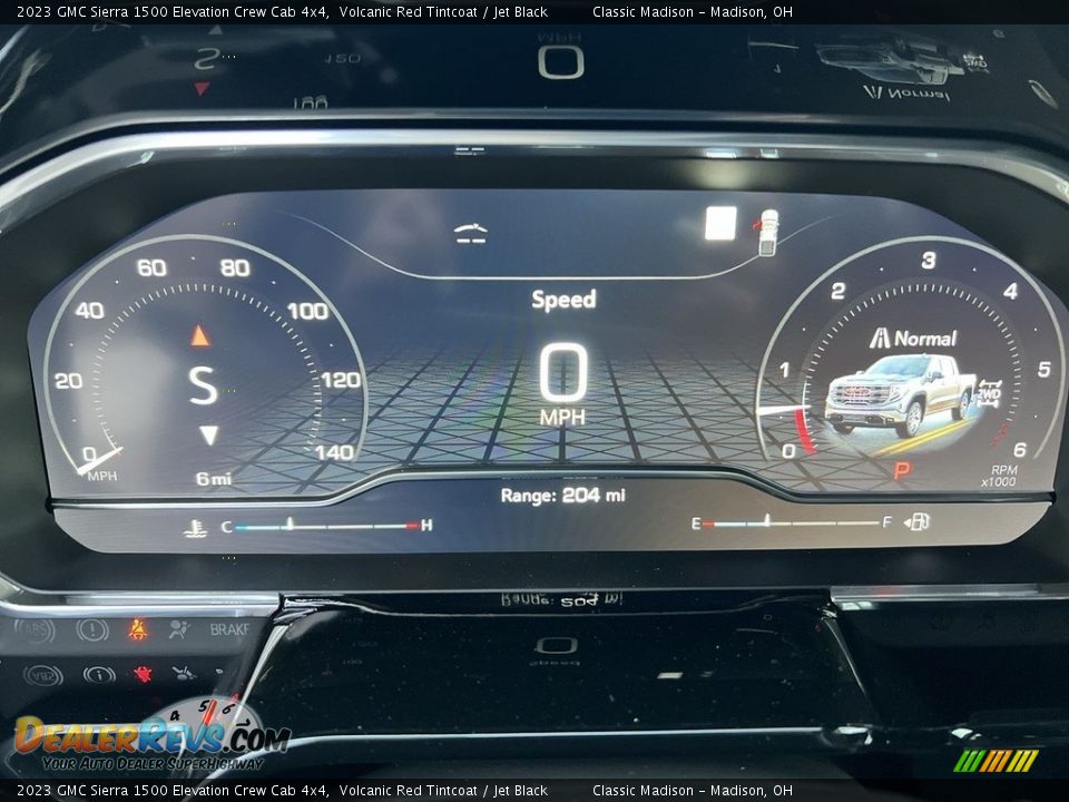 2023 GMC Sierra 1500 Elevation Crew Cab 4x4 Gauges Photo #10