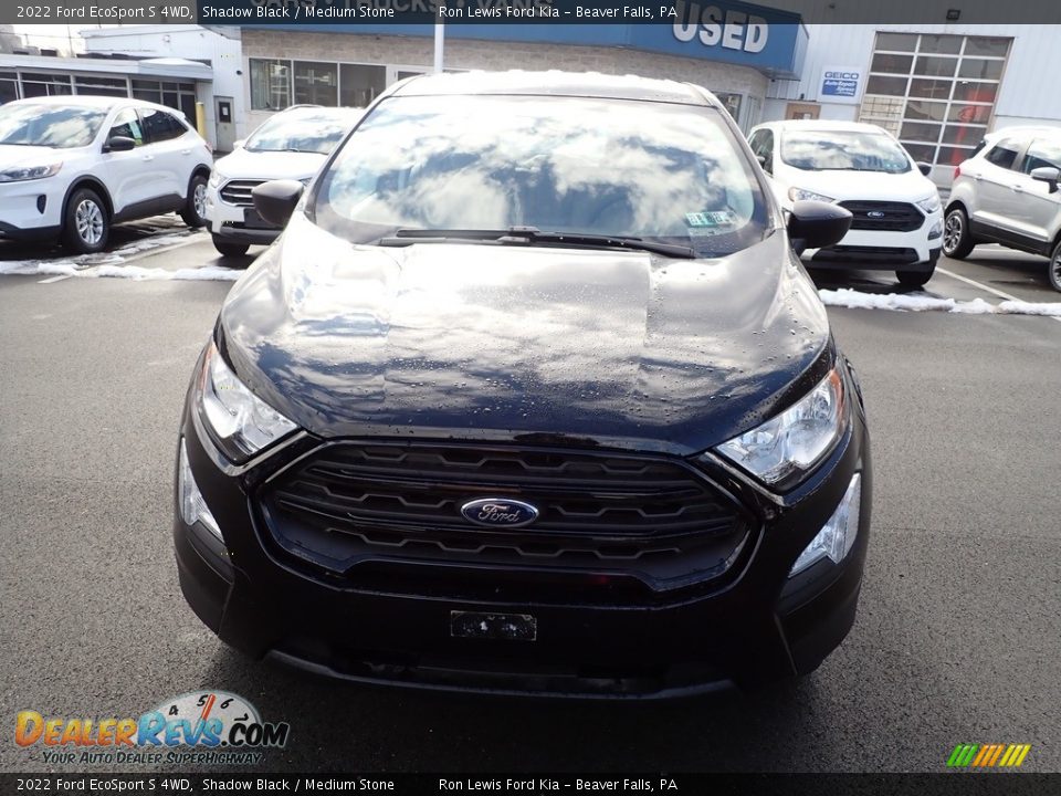 2022 Ford EcoSport S 4WD Shadow Black / Medium Stone Photo #3