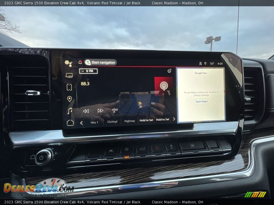 2023 GMC Sierra 1500 Elevation Crew Cab 4x4 Volcanic Red Tintcoat / Jet Black Photo #11