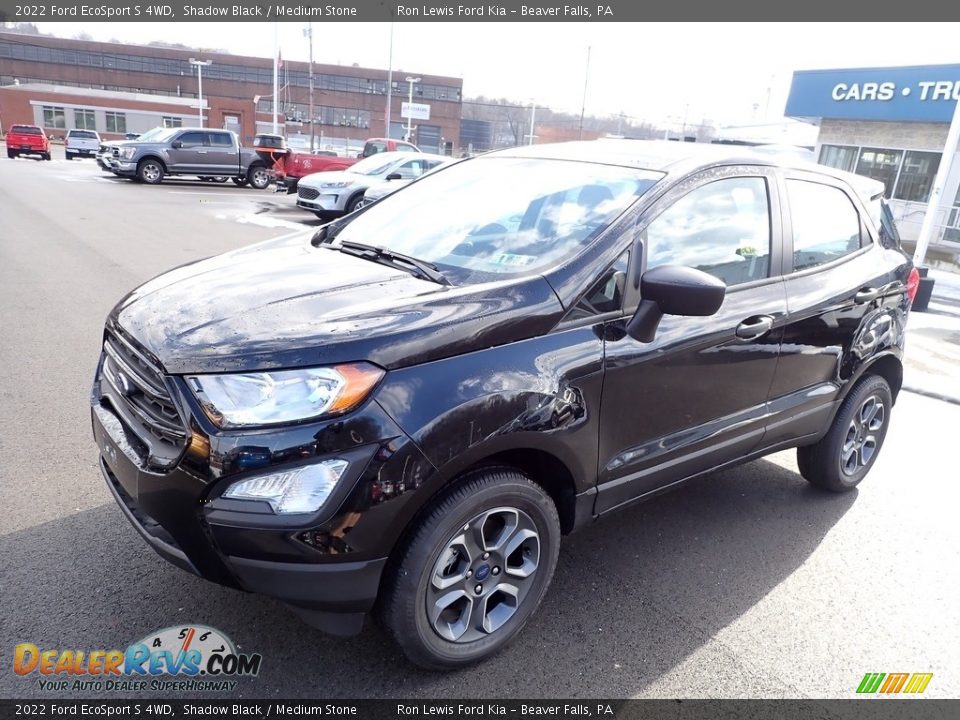 Front 3/4 View of 2022 Ford EcoSport S 4WD Photo #4