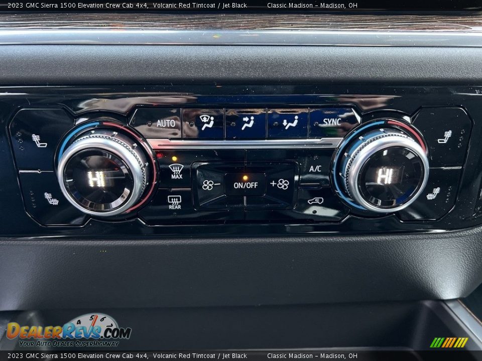 Controls of 2023 GMC Sierra 1500 Elevation Crew Cab 4x4 Photo #13