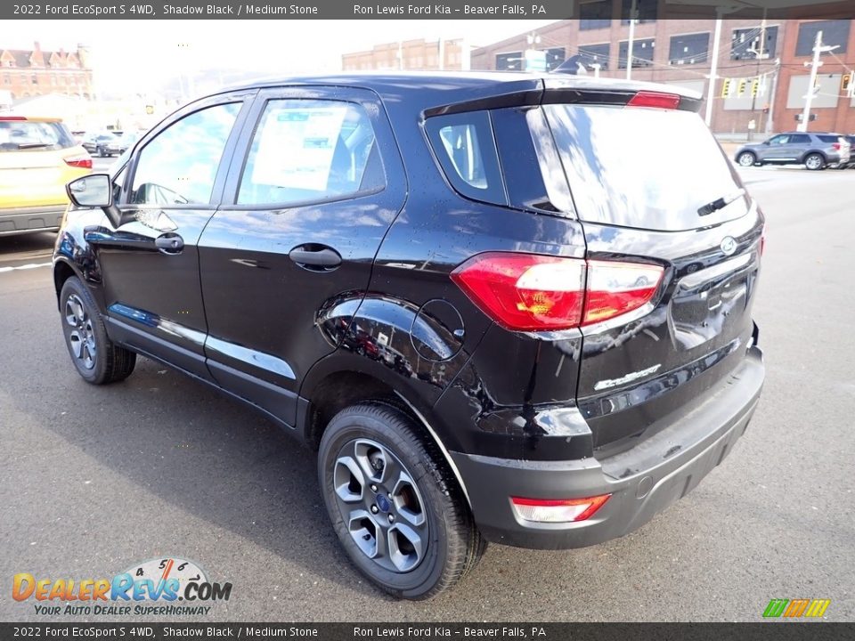 2022 Ford EcoSport S 4WD Shadow Black / Medium Stone Photo #6