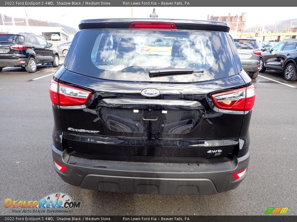 2022 Ford EcoSport S 4WD Shadow Black / Medium Stone Photo #7