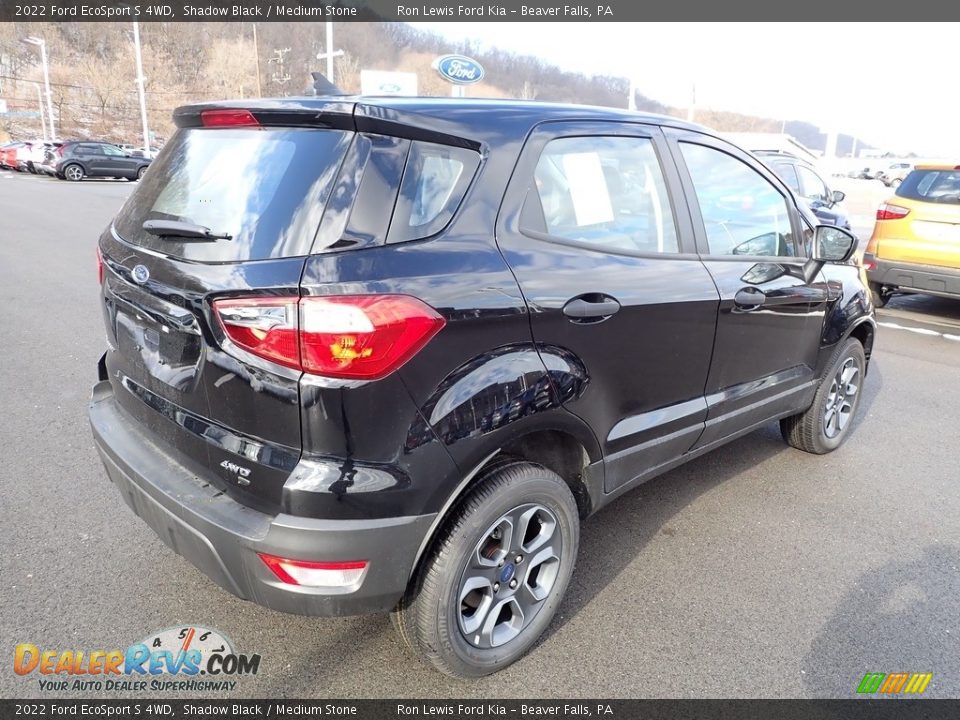 2022 Ford EcoSport S 4WD Shadow Black / Medium Stone Photo #8