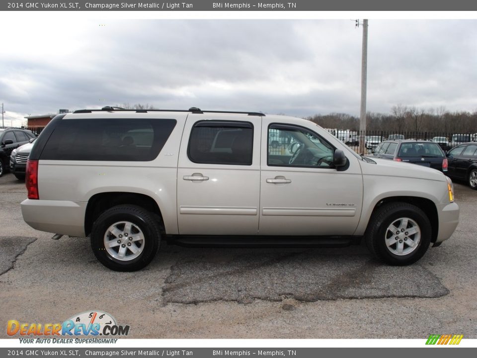 Champagne Silver Metallic 2014 GMC Yukon XL SLT Photo #6