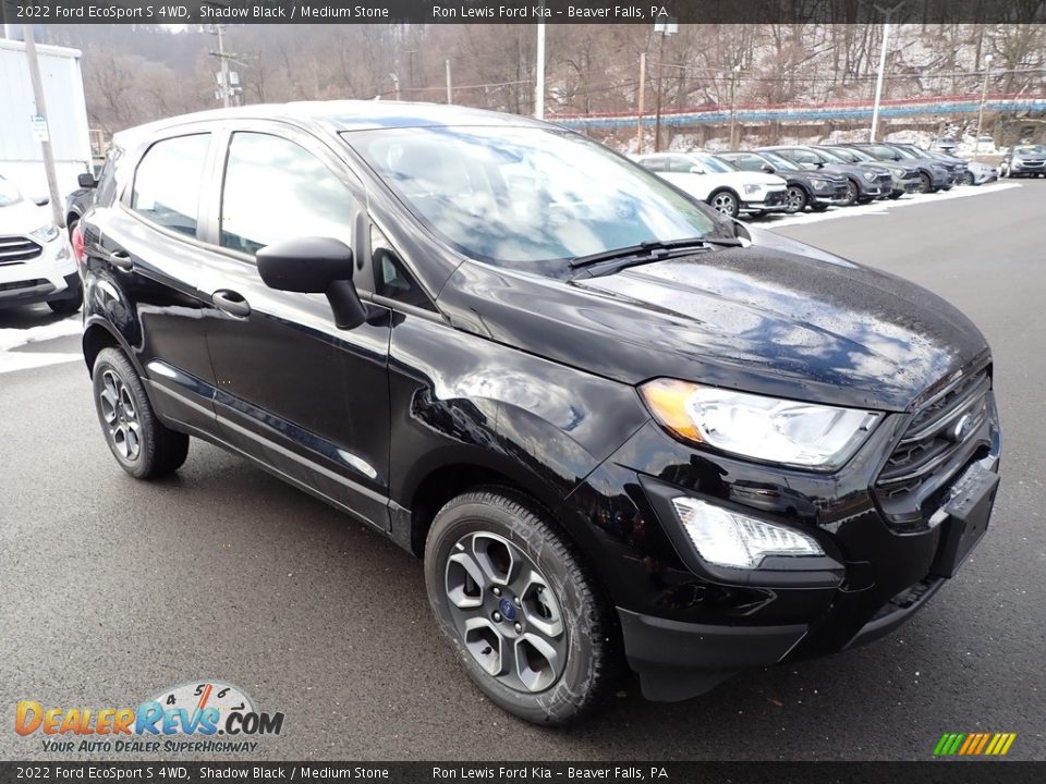 Shadow Black 2022 Ford EcoSport S 4WD Photo #2