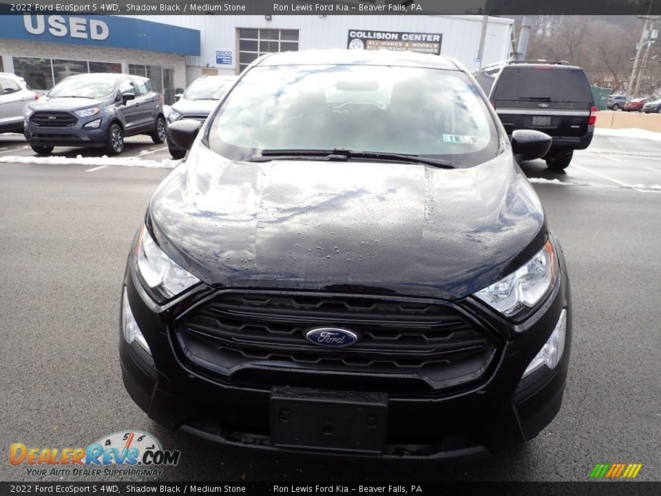 2022 Ford EcoSport S 4WD Shadow Black / Medium Stone Photo #3