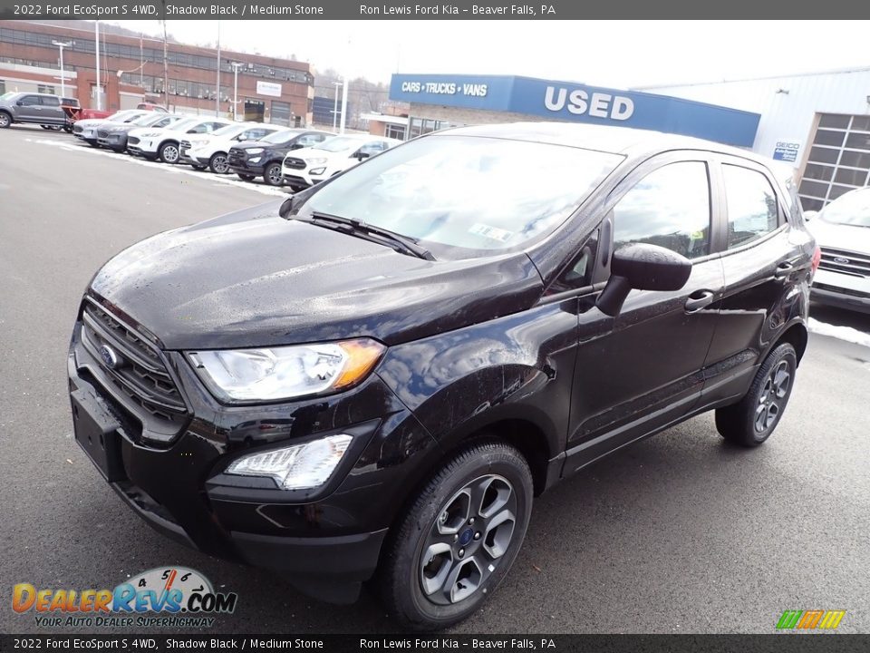 2022 Ford EcoSport S 4WD Shadow Black / Medium Stone Photo #4