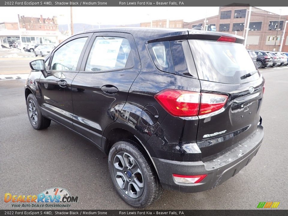 2022 Ford EcoSport S 4WD Shadow Black / Medium Stone Photo #6