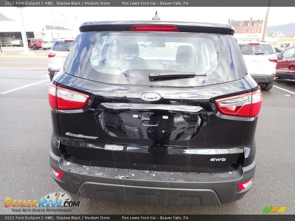 2022 Ford EcoSport S 4WD Shadow Black / Medium Stone Photo #7