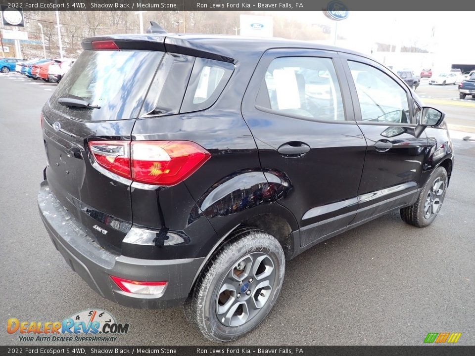 2022 Ford EcoSport S 4WD Shadow Black / Medium Stone Photo #8