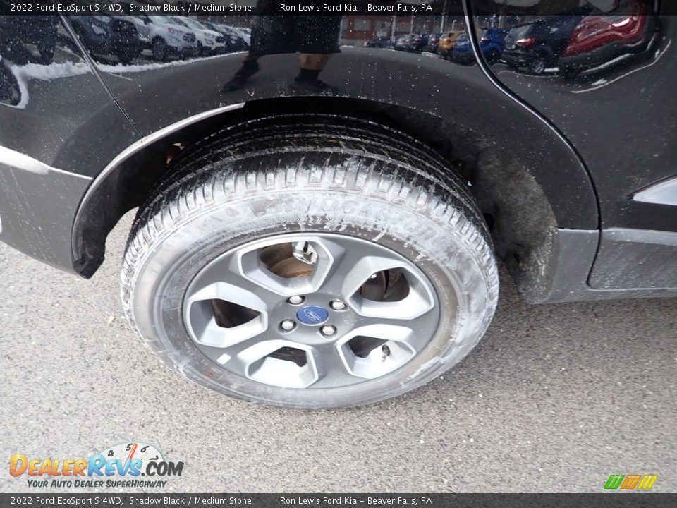 2022 Ford EcoSport S 4WD Shadow Black / Medium Stone Photo #9