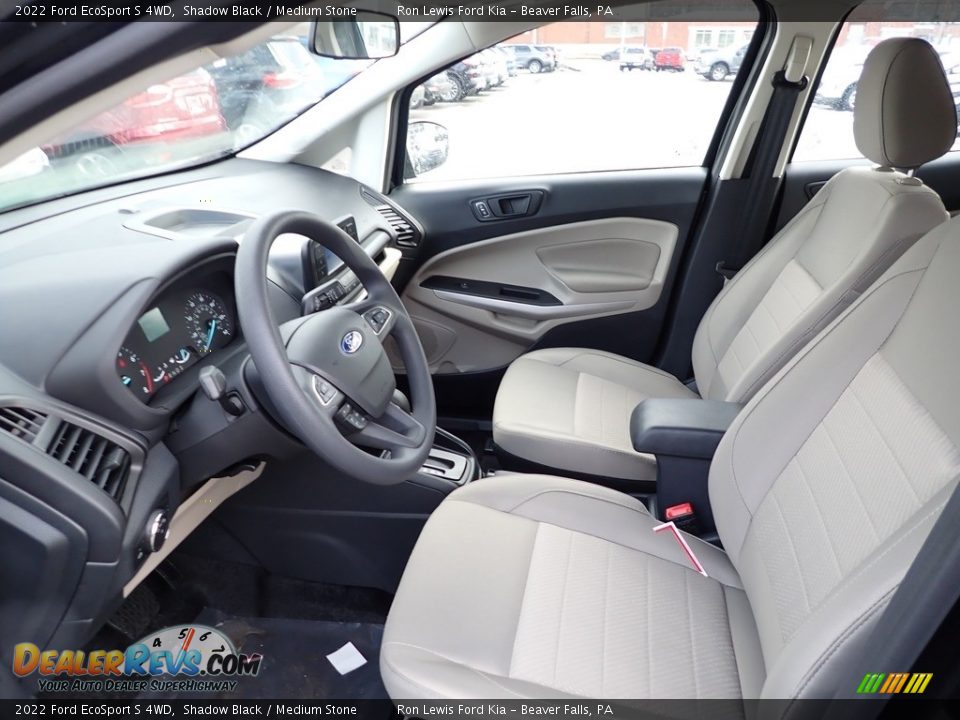 Medium Stone Interior - 2022 Ford EcoSport S 4WD Photo #14