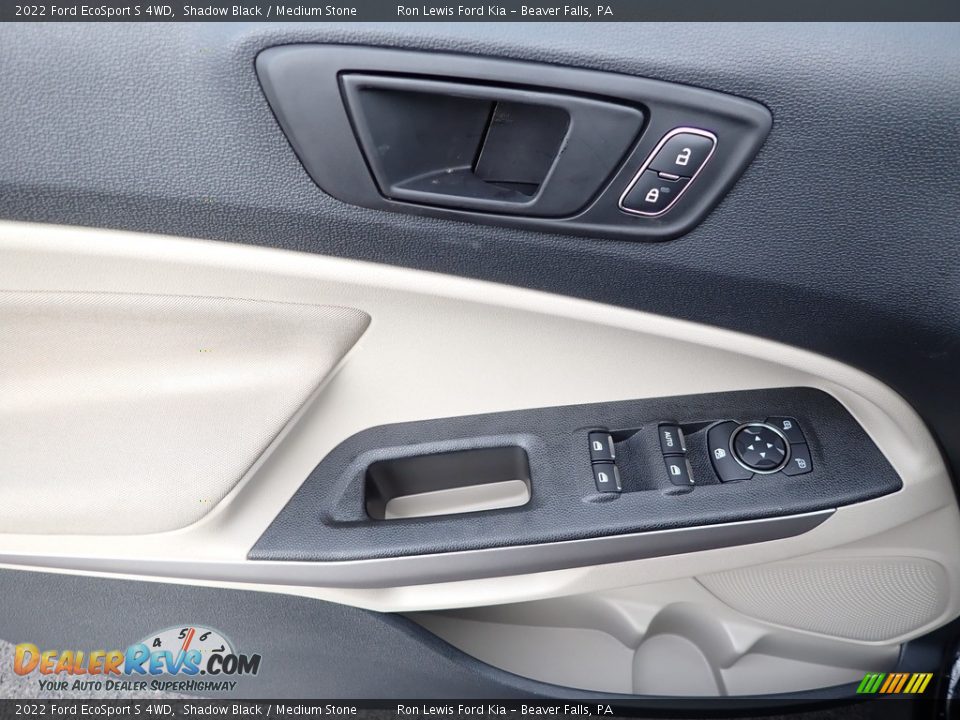 2022 Ford EcoSport S 4WD Shadow Black / Medium Stone Photo #15