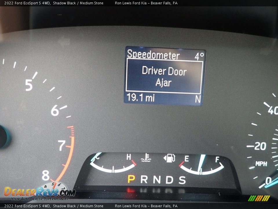 2022 Ford EcoSport S 4WD Shadow Black / Medium Stone Photo #16