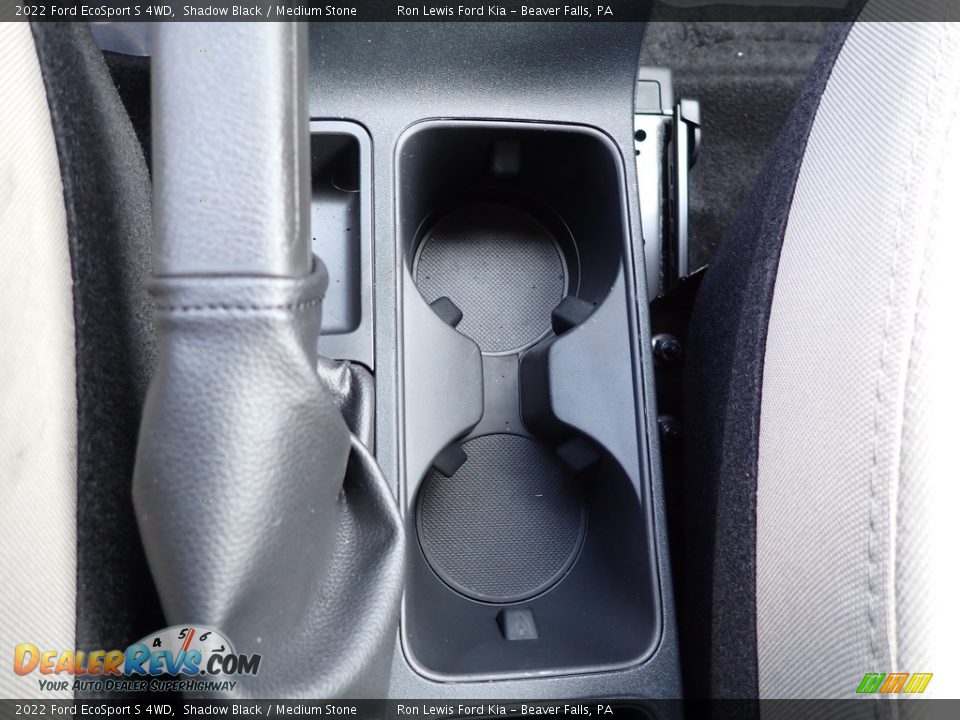 2022 Ford EcoSport S 4WD Shadow Black / Medium Stone Photo #18