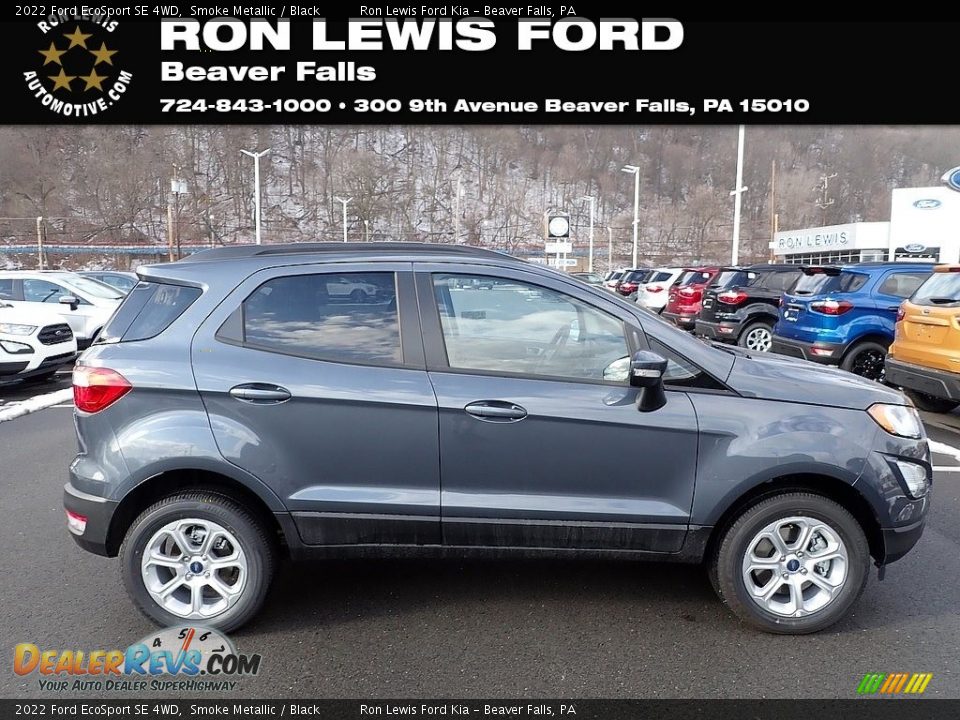 2022 Ford EcoSport SE 4WD Smoke Metallic / Black Photo #1