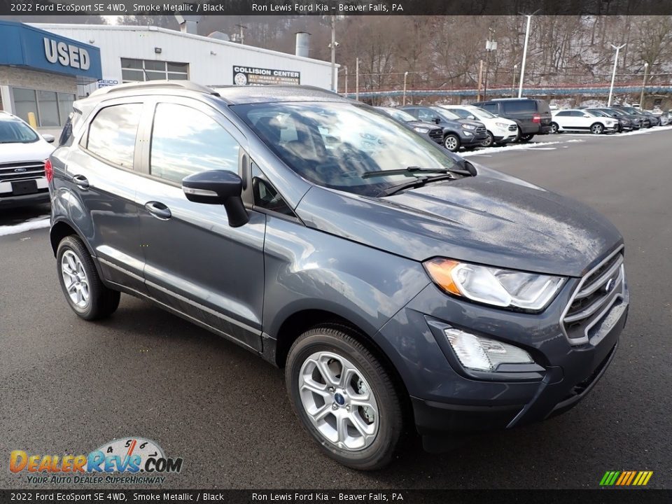 2022 Ford EcoSport SE 4WD Smoke Metallic / Black Photo #2