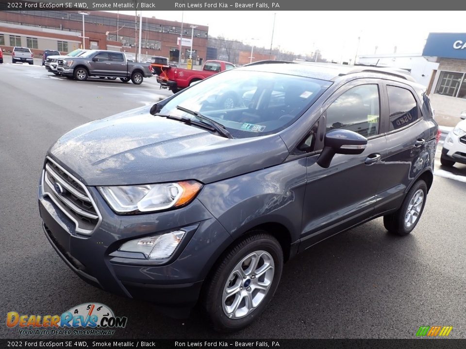 2022 Ford EcoSport SE 4WD Smoke Metallic / Black Photo #4