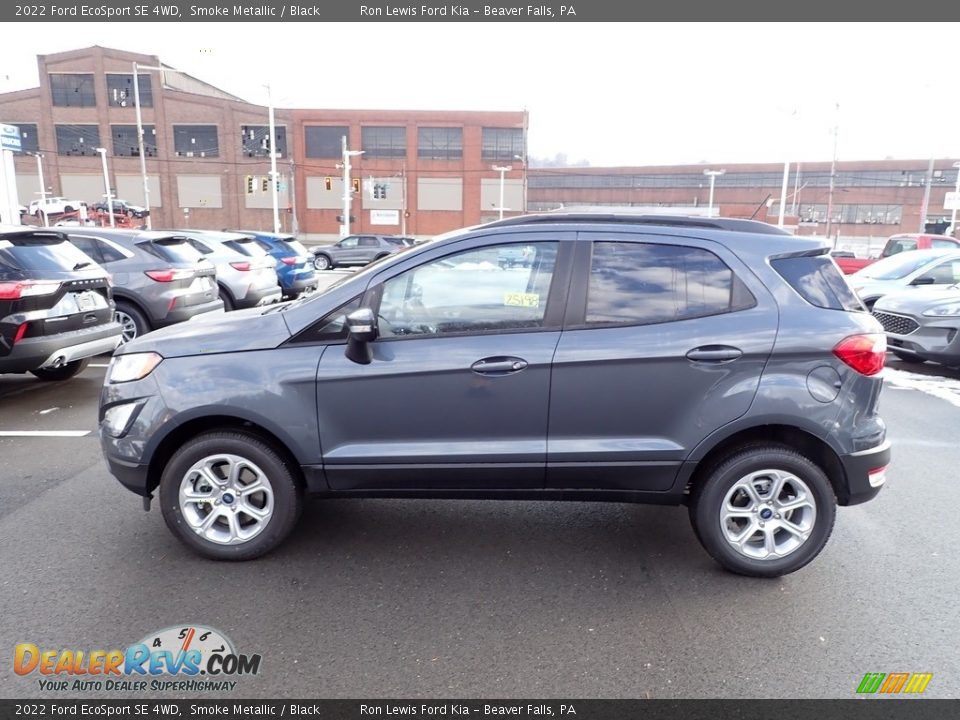 2022 Ford EcoSport SE 4WD Smoke Metallic / Black Photo #5