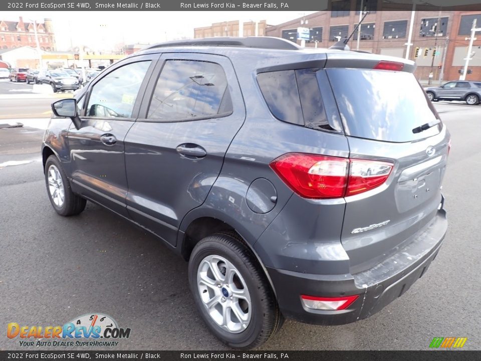 2022 Ford EcoSport SE 4WD Smoke Metallic / Black Photo #6