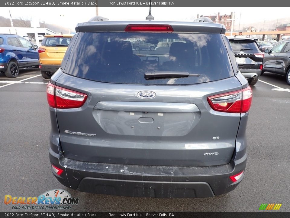 2022 Ford EcoSport SE 4WD Smoke Metallic / Black Photo #7