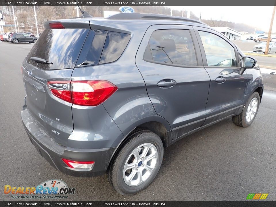 2022 Ford EcoSport SE 4WD Smoke Metallic / Black Photo #8