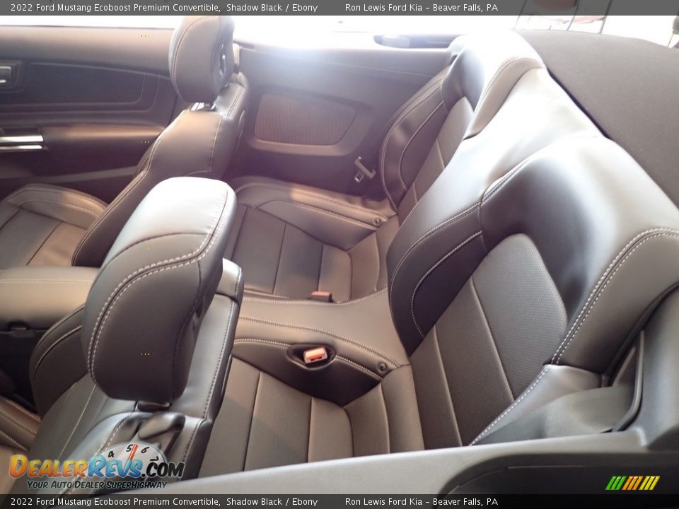 2022 Ford Mustang Ecoboost Premium Convertible Shadow Black / Ebony Photo #13
