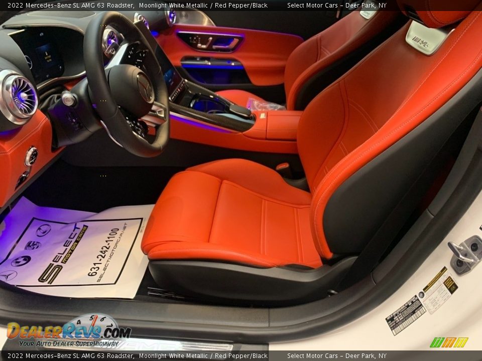 Front Seat of 2022 Mercedes-Benz SL AMG 63 Roadster Photo #12
